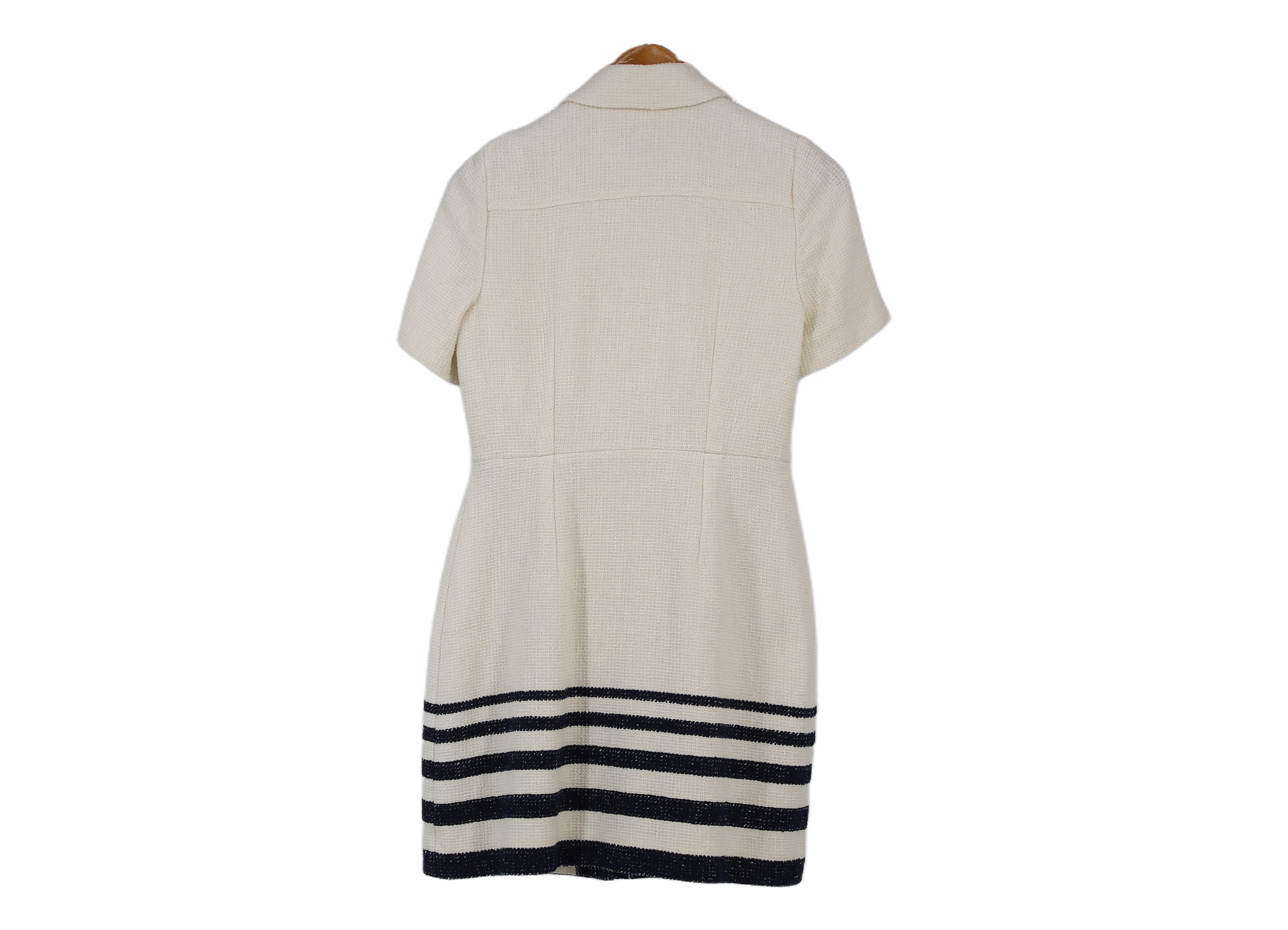 LK Bennett Beige Tailored Midi Shirt Dress Size 12