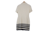 LK Bennett Beige Tailored Midi Shirt Dress Size 12