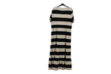 LK Bennett Black Striped Maxi Dress Size 16