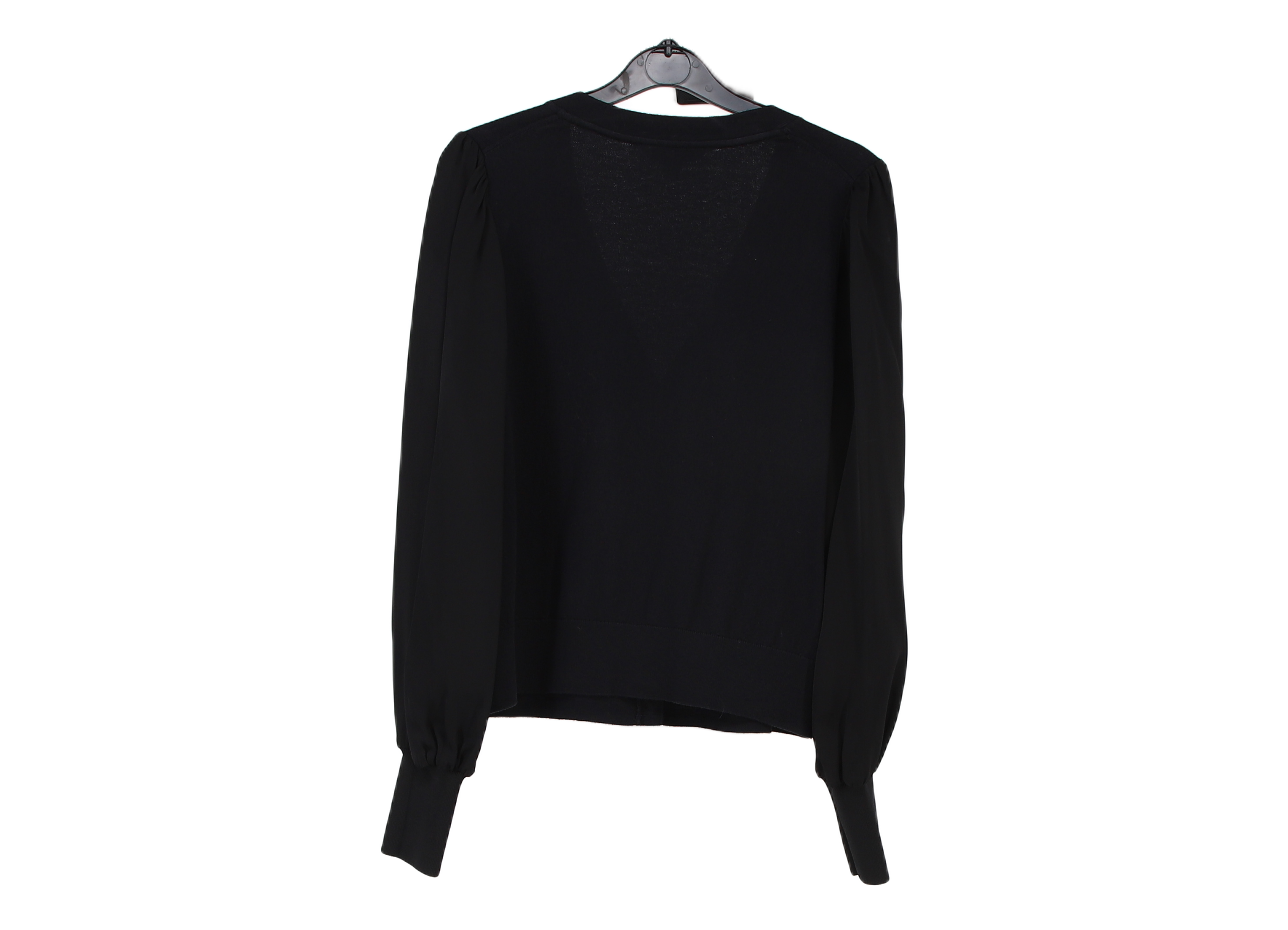 LK Bennett Black Button-Front Cardigan