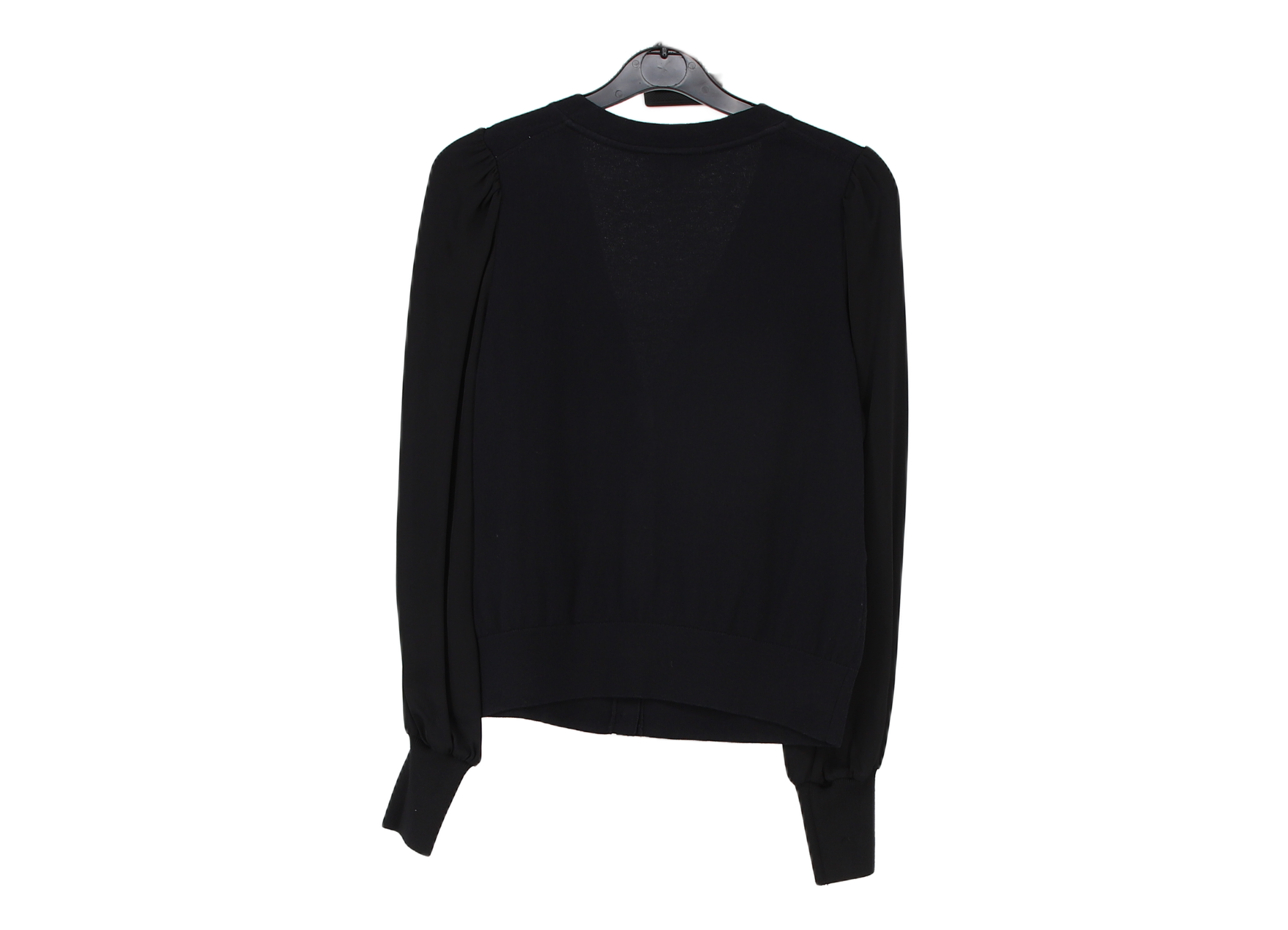 LK Bennett Black Button-Front Cardigan