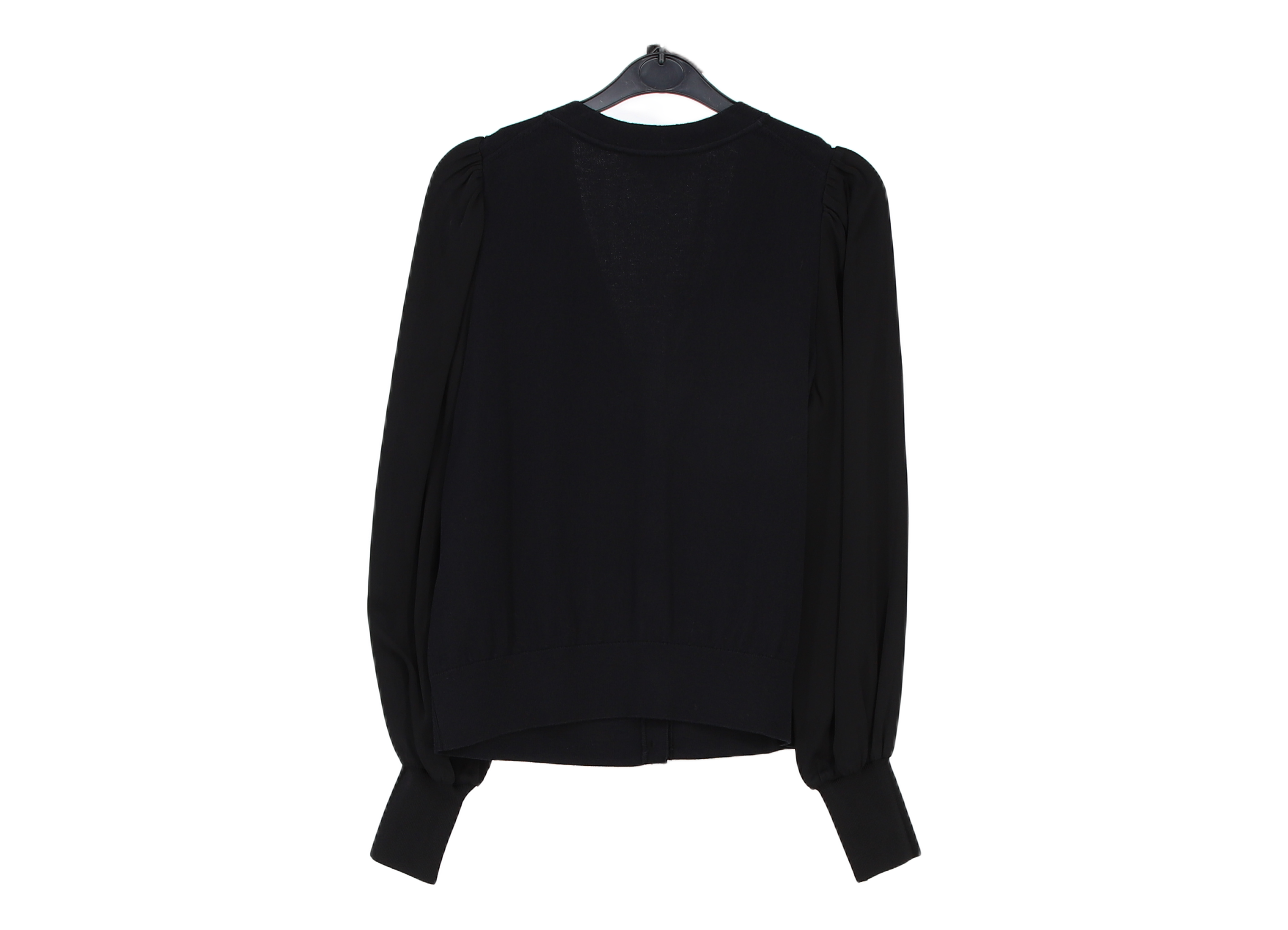 LK Bennett Black Button-Front Cardigan