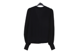 LK Bennett Black Button-Front Cardigan