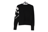 LK Bennett Black Floral Crewneck Sweater