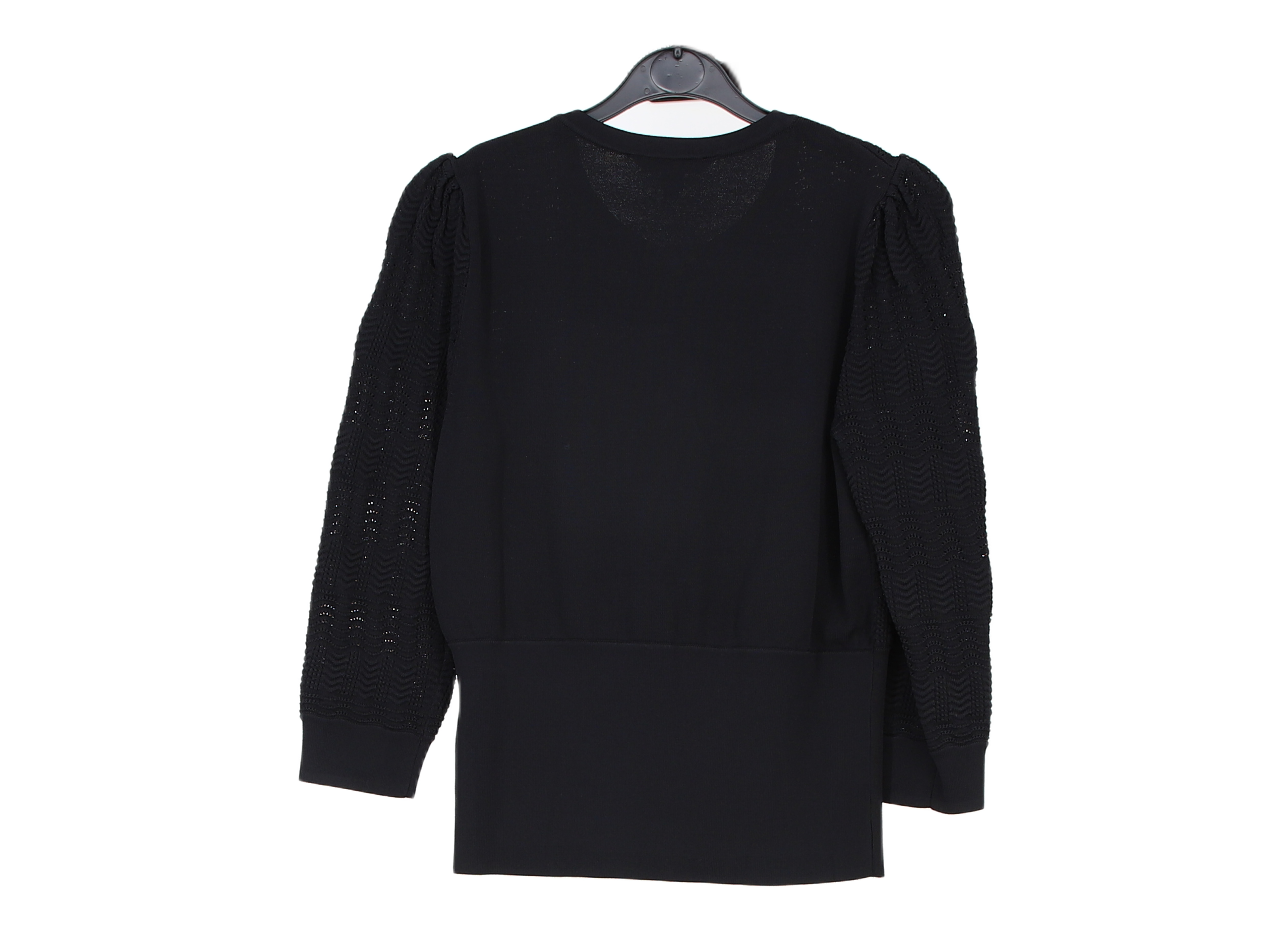 LK Bennett Black Button-Front Cardigan Size S