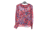 LK Bennett Pink Ruffled Blouse