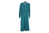 LK Bennett Green Knit Maxi Dress