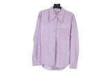 LK Bennett Purple Oversized Striped Shirt