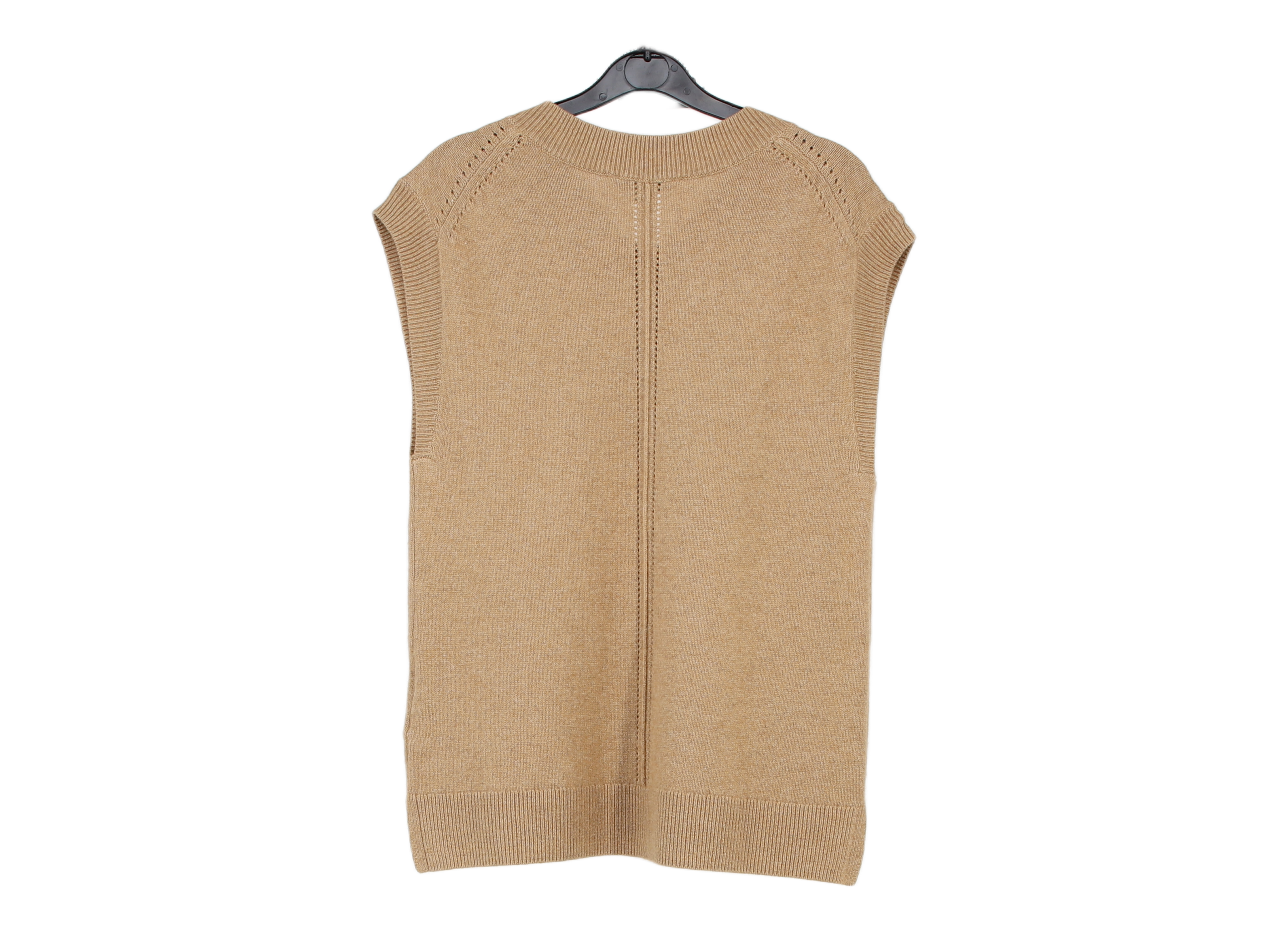 LK Bennett Beige Ribbed Midi Sweater