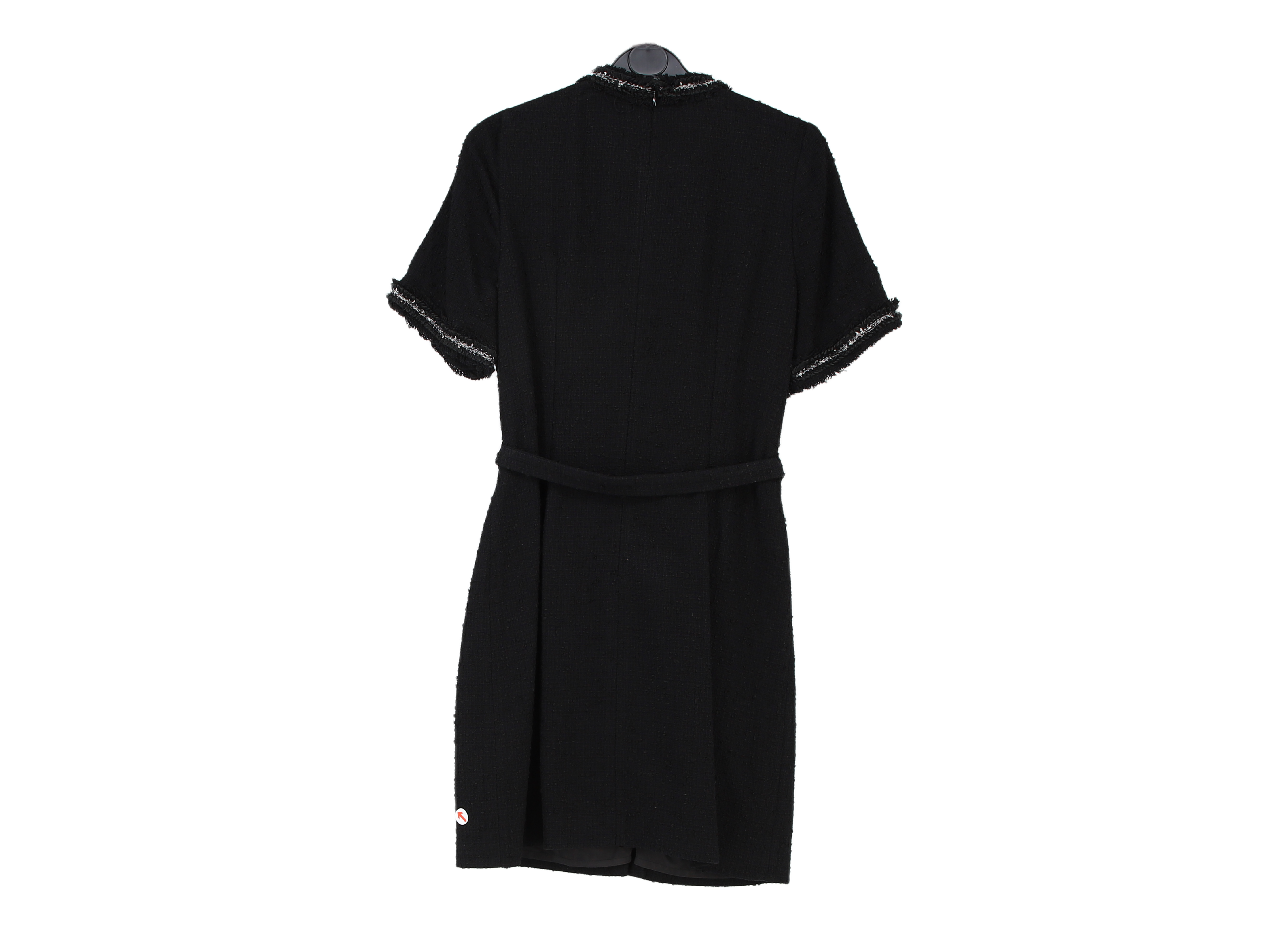 LK Bennett Black Tailored Midi Shirt Dress