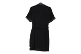 LK Bennett Black Tailored Midi Shirt Dress