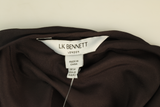 LK Bennett Brown Shirt-Style Maxi Dress