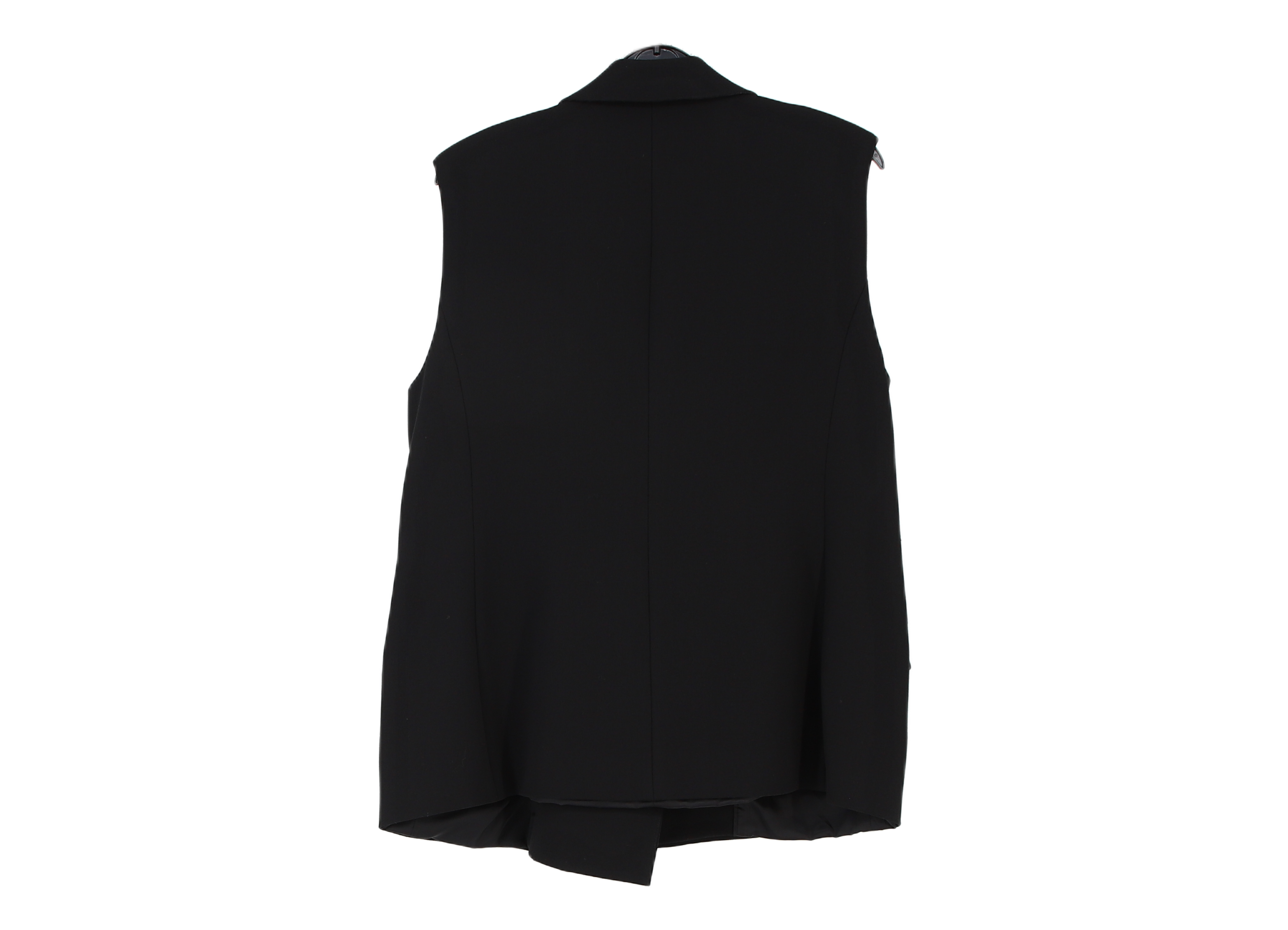 LK Bennett Black Tailored Longline Sleeveless Blazer Size 14