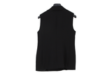 LK Bennett Black Tailored Long Sleeveless Blazer Size 12
