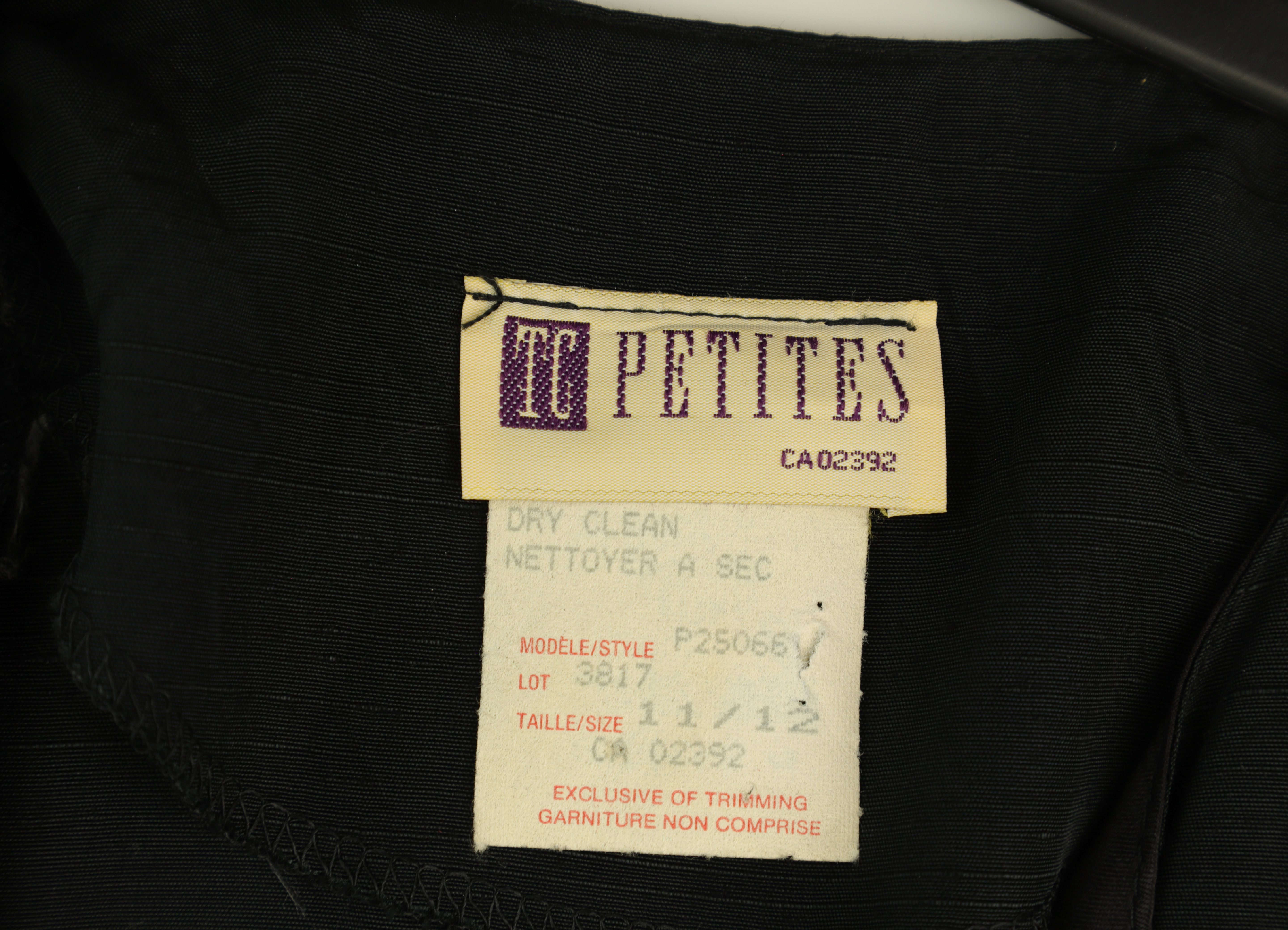 TG Petites Coat Duster Black Size 12