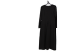 LK Bennett Black Pleated A-line Maxi Dress