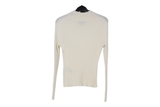 LK Bennett Beige Ribbed Mock-Neck Sweater Size S