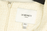 LK Bennett White Tailored Maxi Dress Size 14