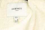 LK Bennett Beige Tailored Button-Front Maxi Dress