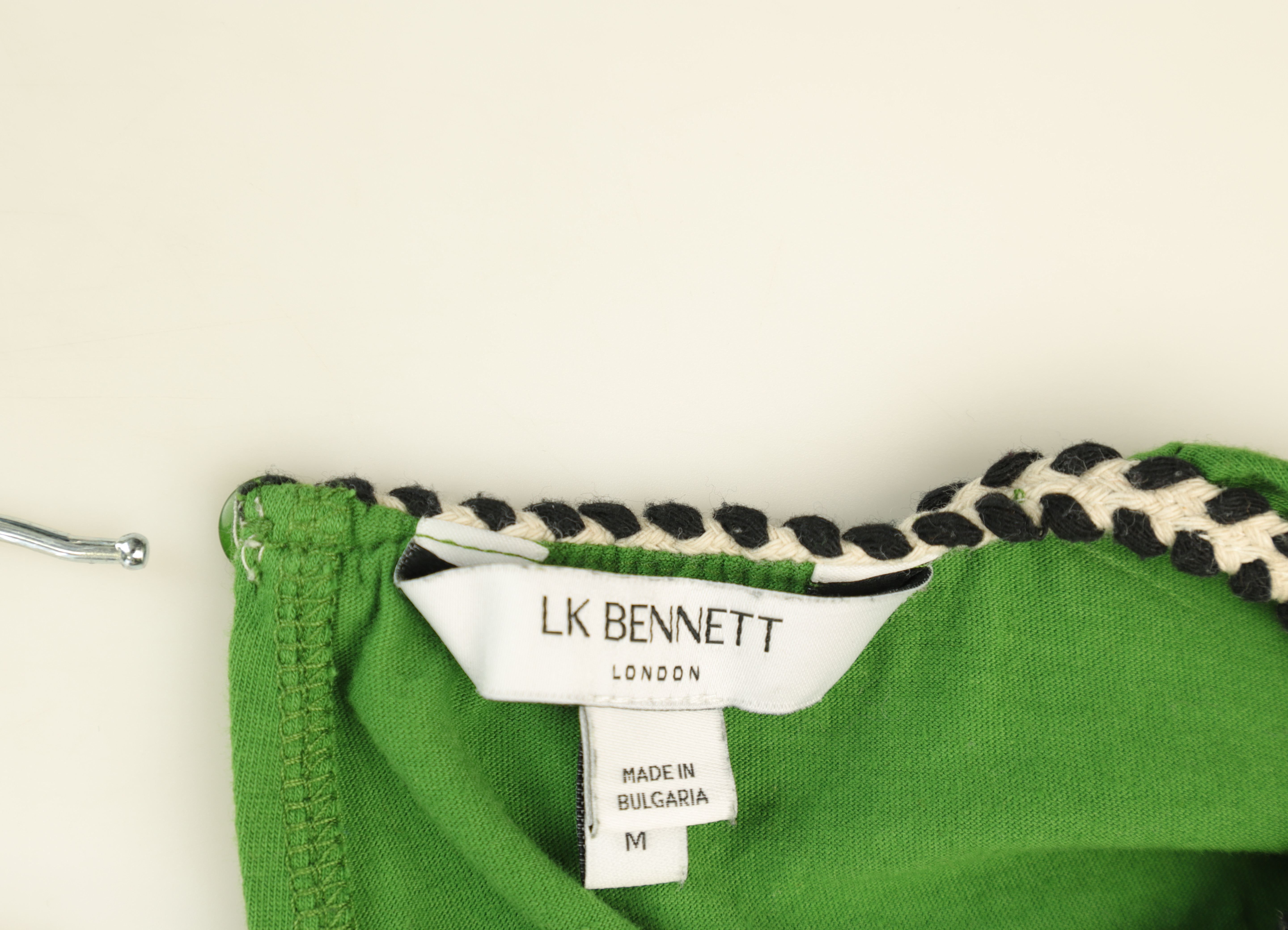 LK Bennett Green Longline Tunic Top