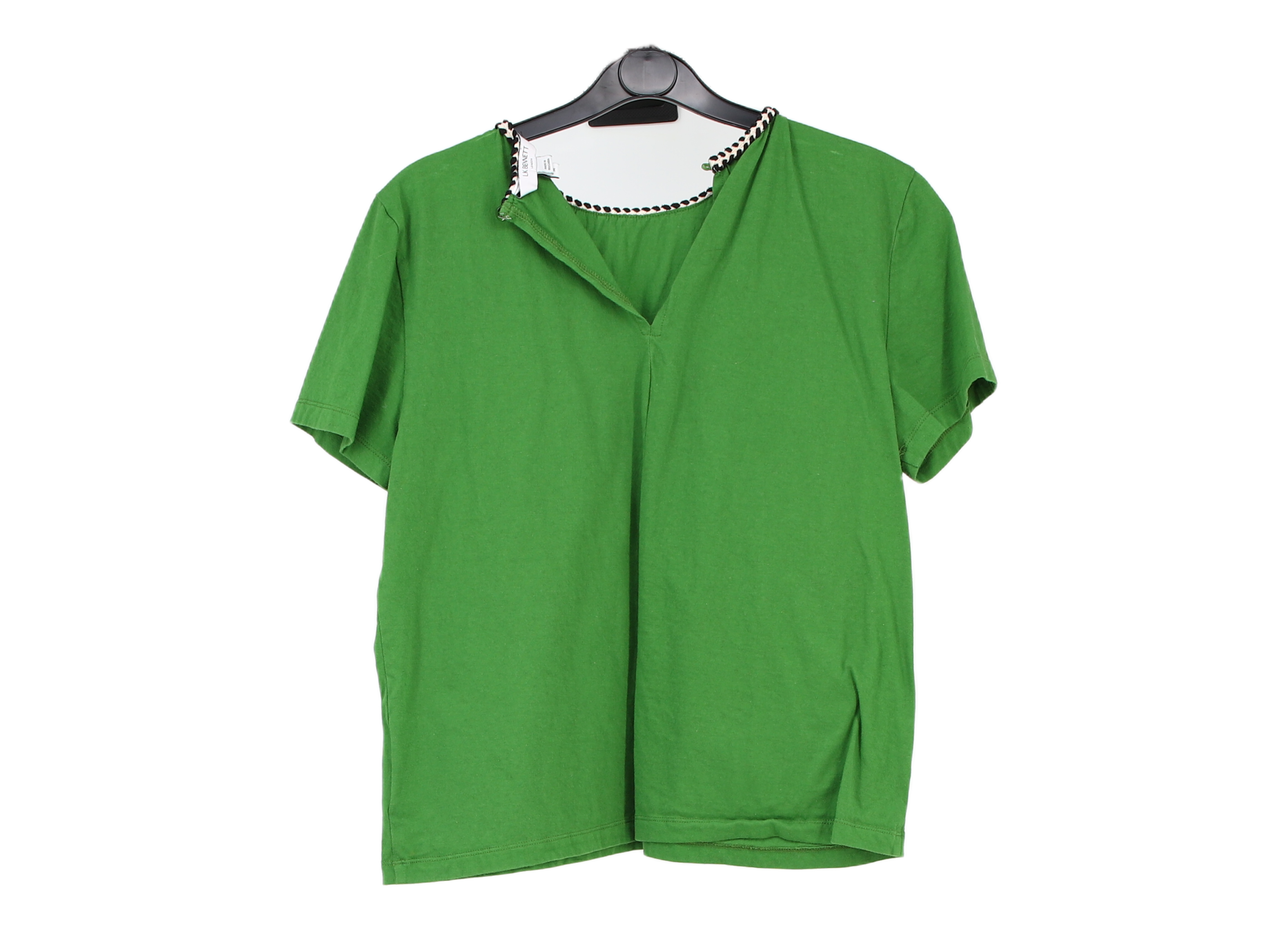 LK Bennett Green Longline Tunic Top