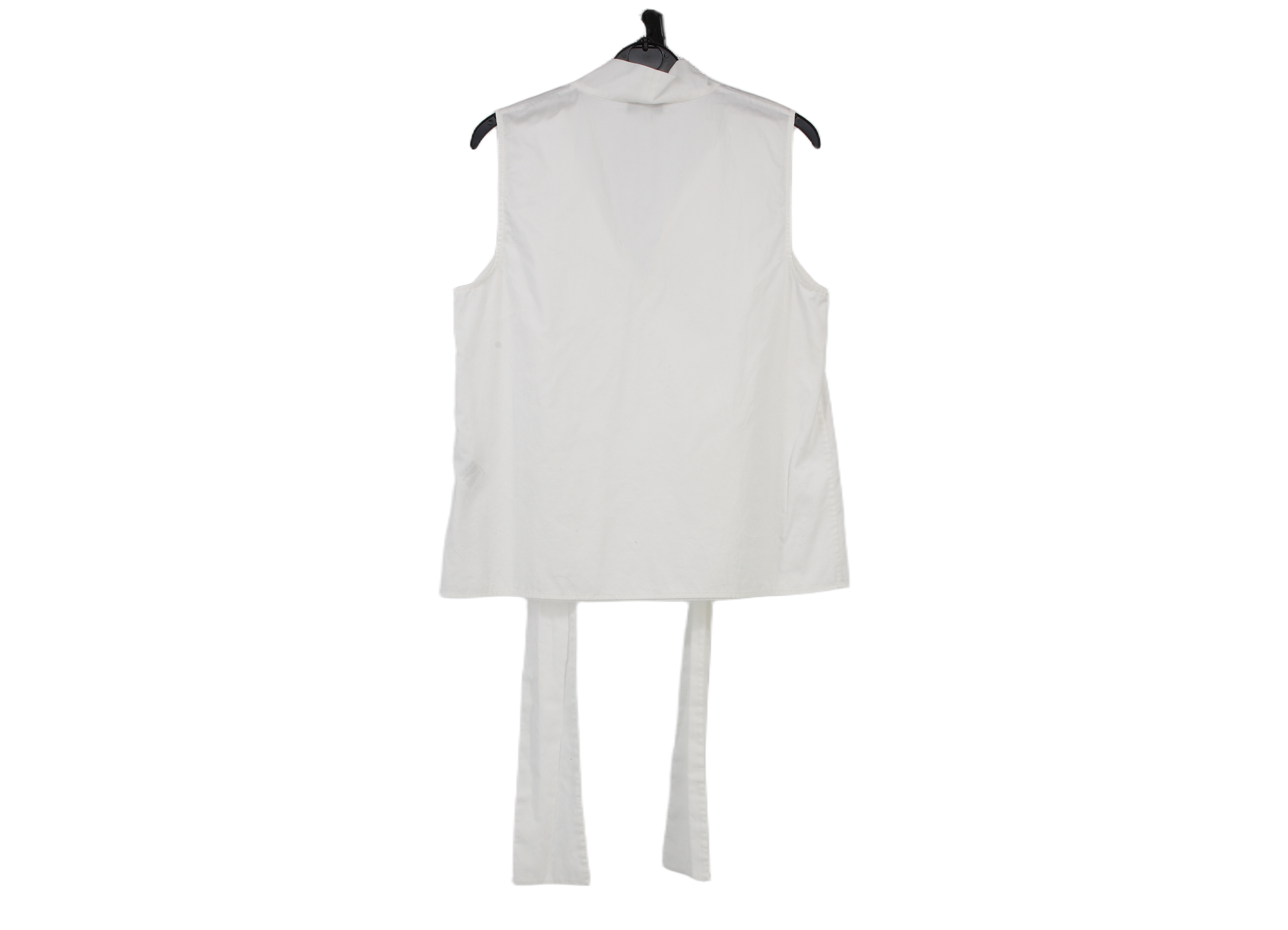 LK Bennett White Tailored Longline Vest Size 12