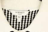 LK Bennett Black Collared Top Size S