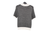 LK Bennett Black Collared Top Size S