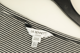 LK Bennett Black Striped Maxi Dress Size 12