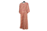 LK Bennett Pink Floral Flowy Maxi Dress