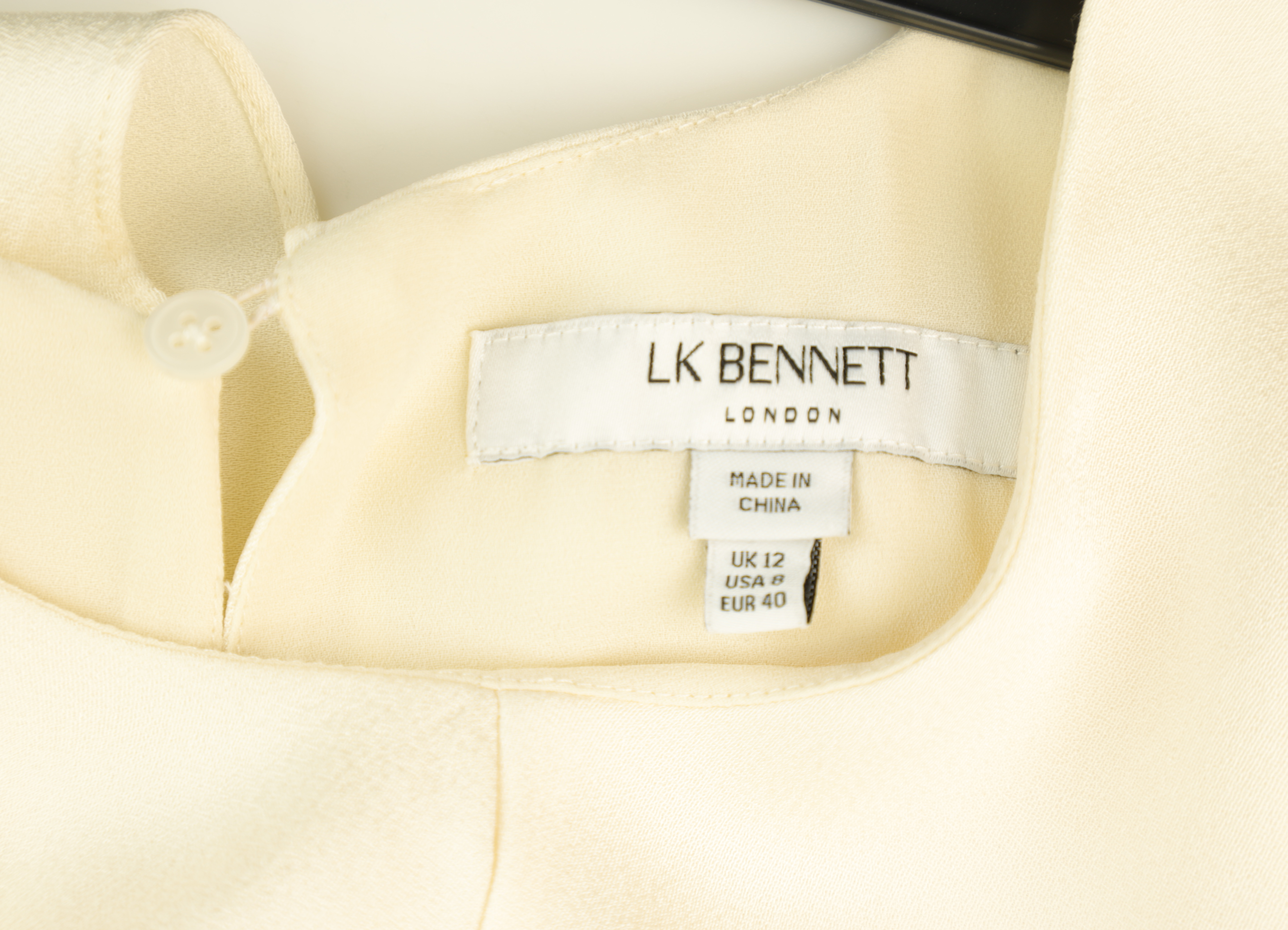 LK Bennett Beige Cape Overlay Maxi Gown Size 12