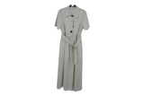 LK Bennett White Belted Shirt Maxi Dress Size 12