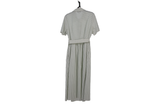 LK Bennett White Belted Shirt Maxi Dress Size 12