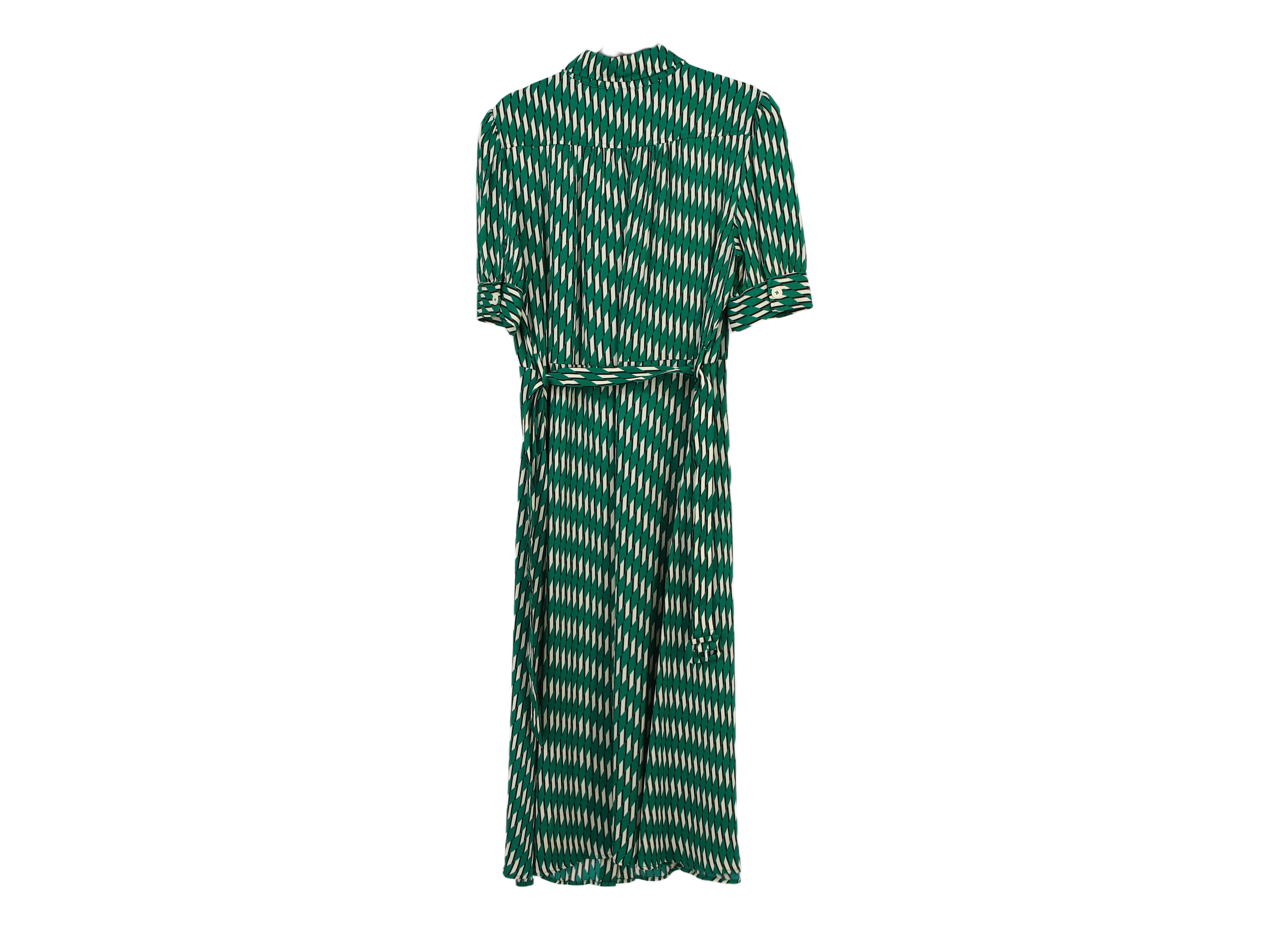 LK Bennett Green Shirt Maxi Dress Size 14