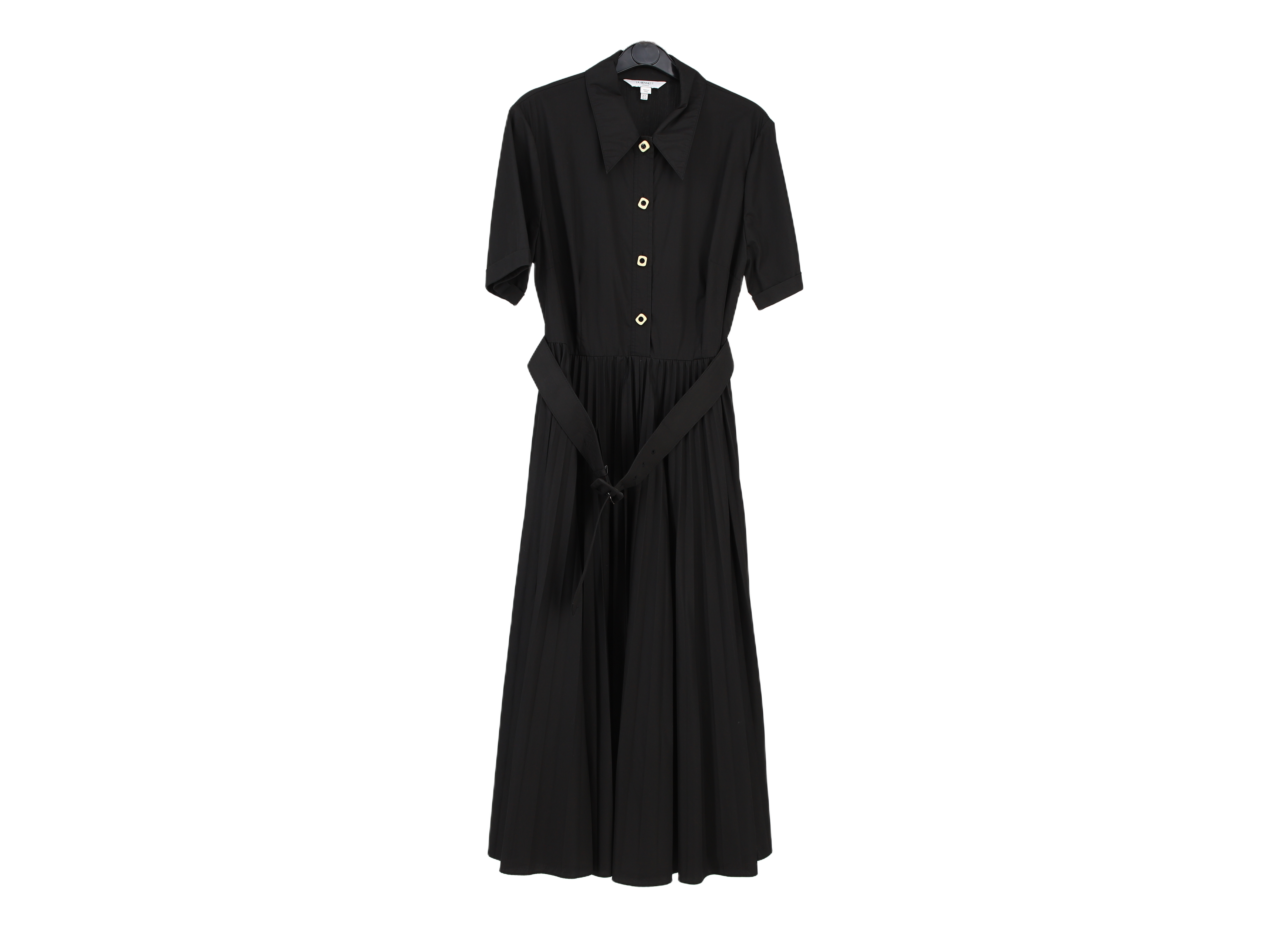 LK Bennett Black Maxi Shirt Dress Size 14