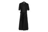 LK Bennett Black Maxi Shirt Dress Size 14
