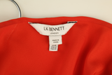 LK Bennett Orange Tiered Maxi Dress Size 16