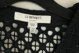 LK Bennett Black Smocked Maxi Dress