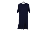 LK Bennett Navy Trumpet Maxi Dress Size M