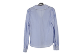 LK Bennett Blue Oversized Striped Blouse