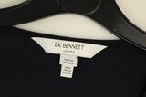 LK Bennett Navy Empire Maxi Dress Size 16