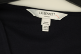 LK Bennett Navy A-line Maxi Dress
