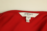 LK Bennett Red Wrap Maxi Dress Size 8