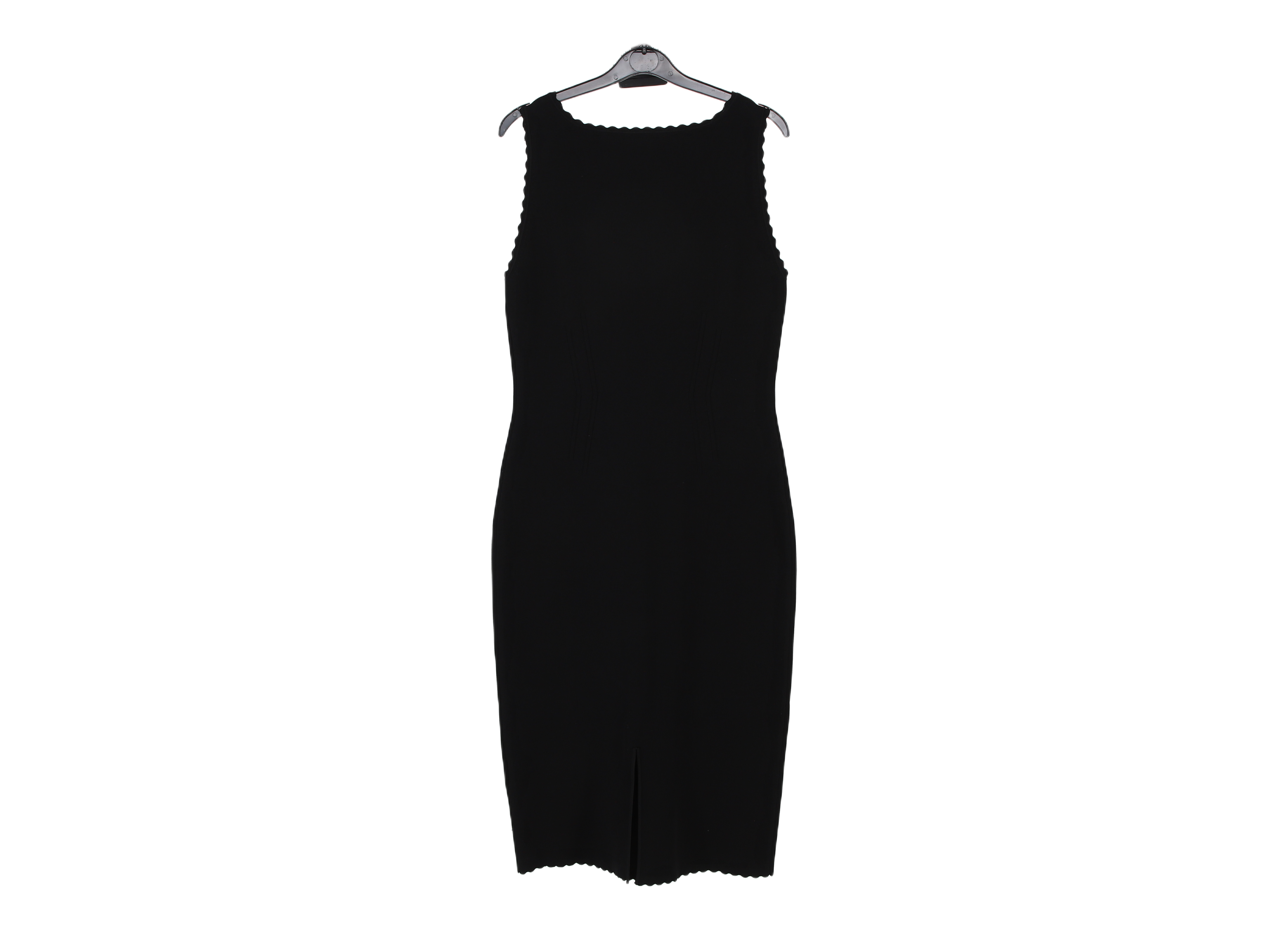LK Bennett Black Sleek Midi Sheath Dress Size M