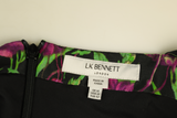 LK Bennett Black Tiered Maxi Slip Dress Size 14