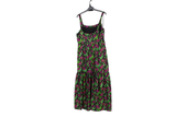 LK Bennett Black Tiered Maxi Slip Dress Size 14