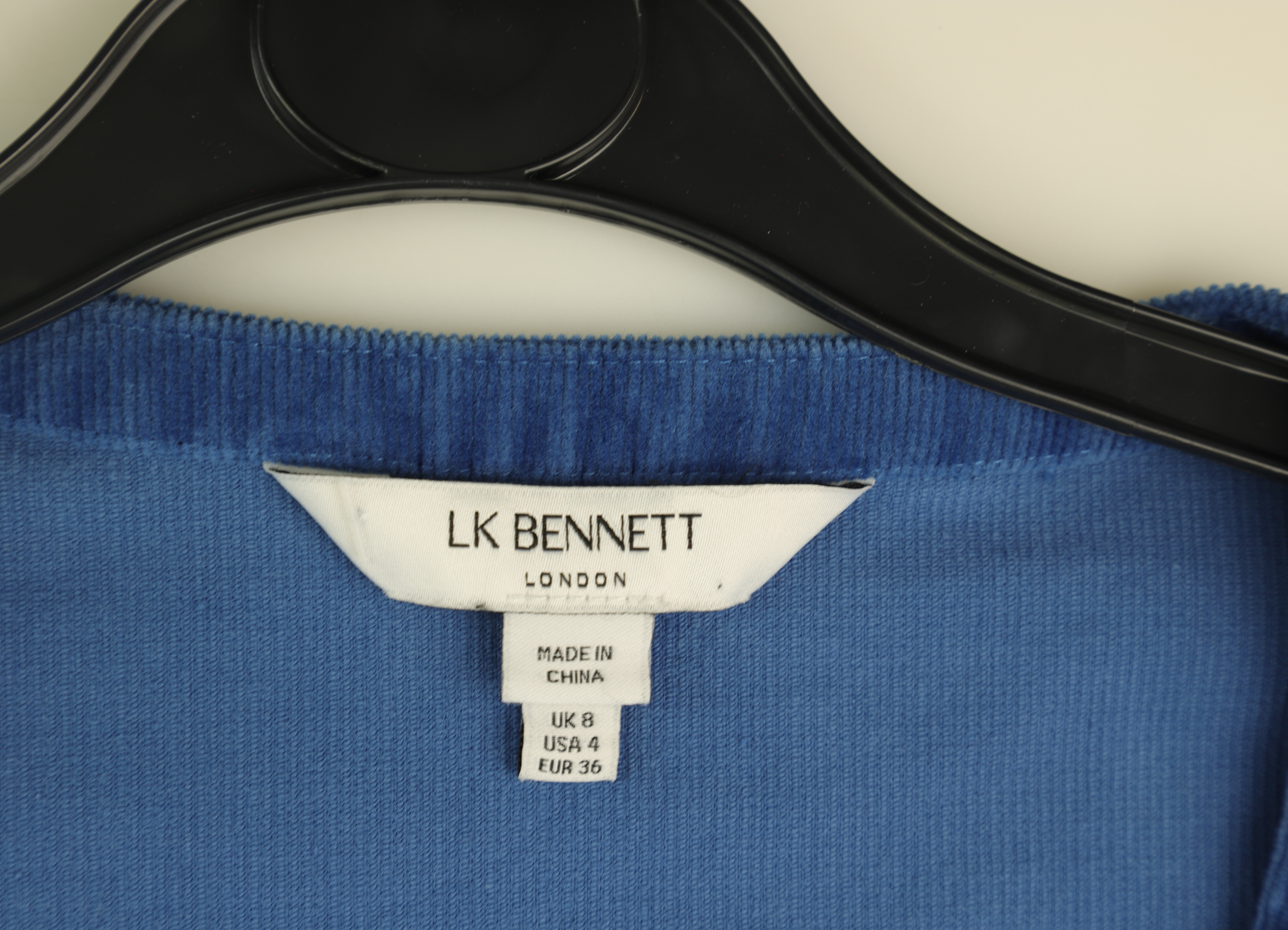 LK Bennett Blue Flared Maxi Dress