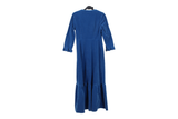 LK Bennett Blue Flared Maxi Dress