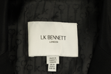 LK Bennett Black Tailored Double-Breasted Blazer Size 10