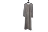 LK Bennett Navy Draped Maxi Dress Size 10